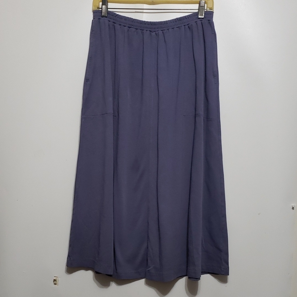 Vtg Peruvian Connection Flare ‎ Elegant Light  Purple Women's L Skirt